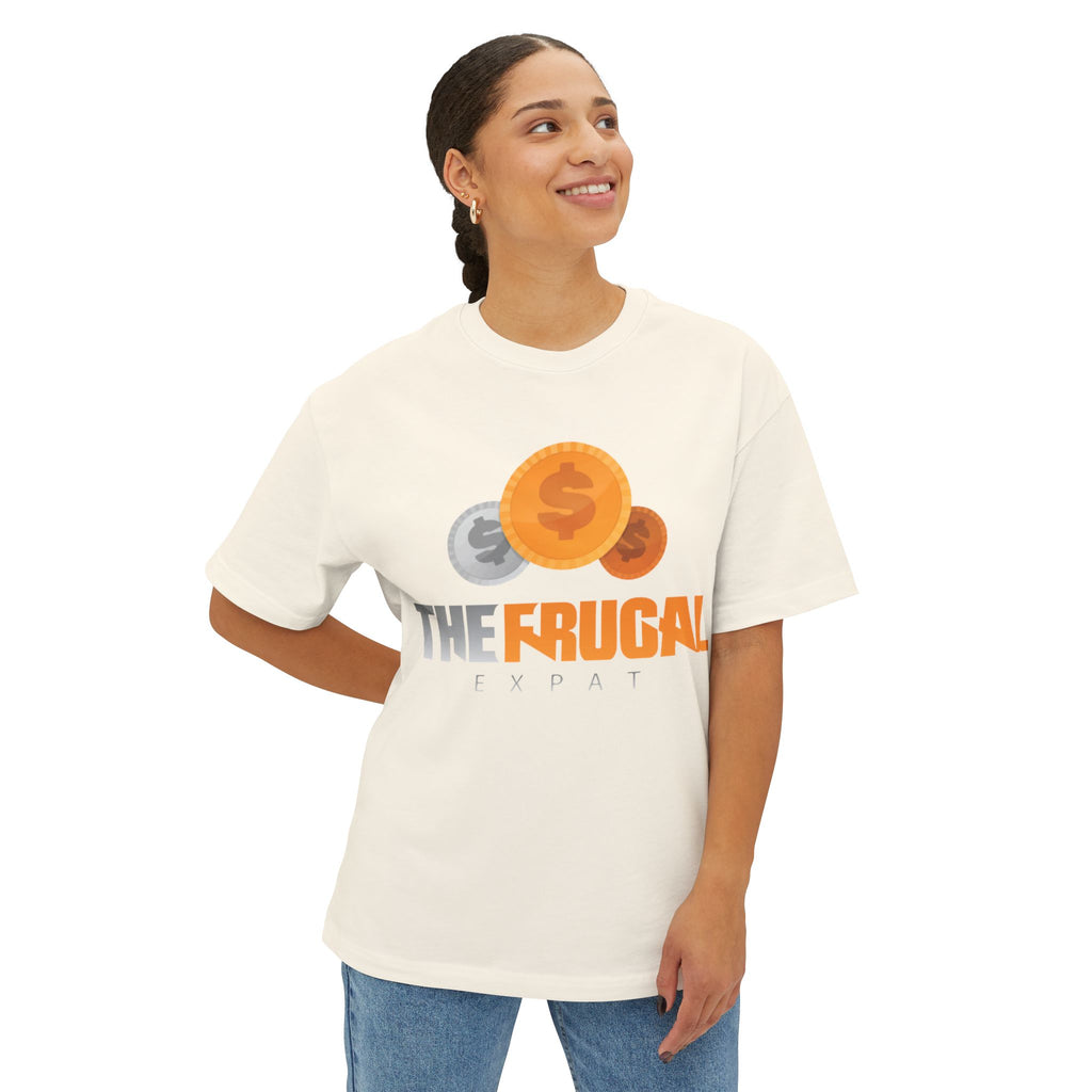 Frugal Oversized Boxy Tee - Perfect for Casual Days!  Funny Shirt, Gift for Friends