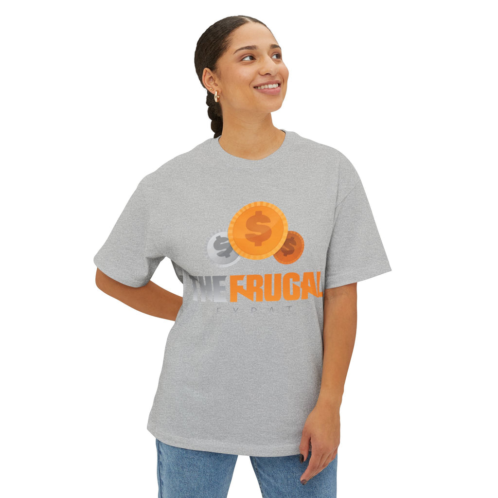 Frugal Oversized Boxy Tee - Perfect for Casual Days!  Funny Shirt, Gift for Friends