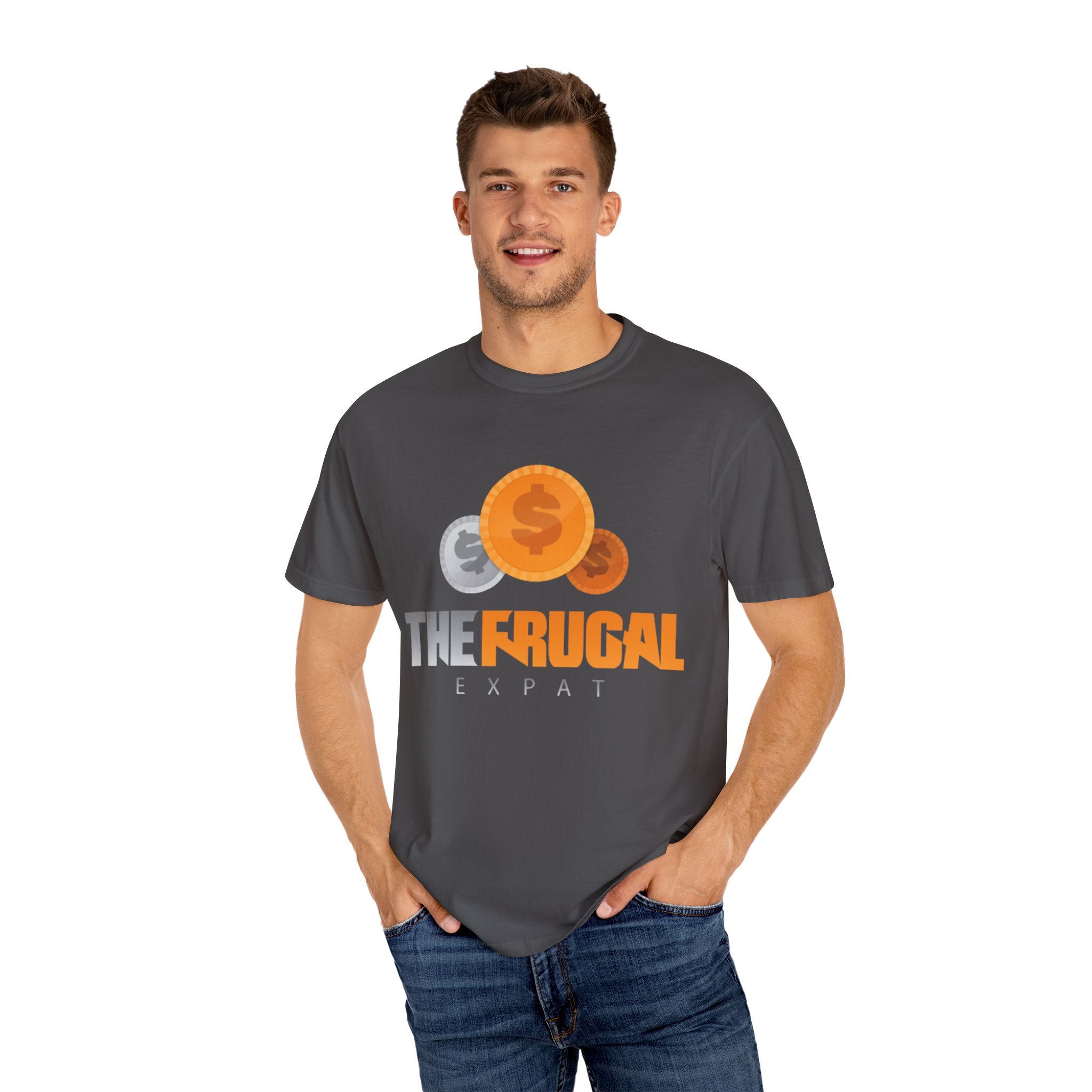 Frugal Expat T-Shirt - Comfortable, Casual Wear for Travelers and Minimalists