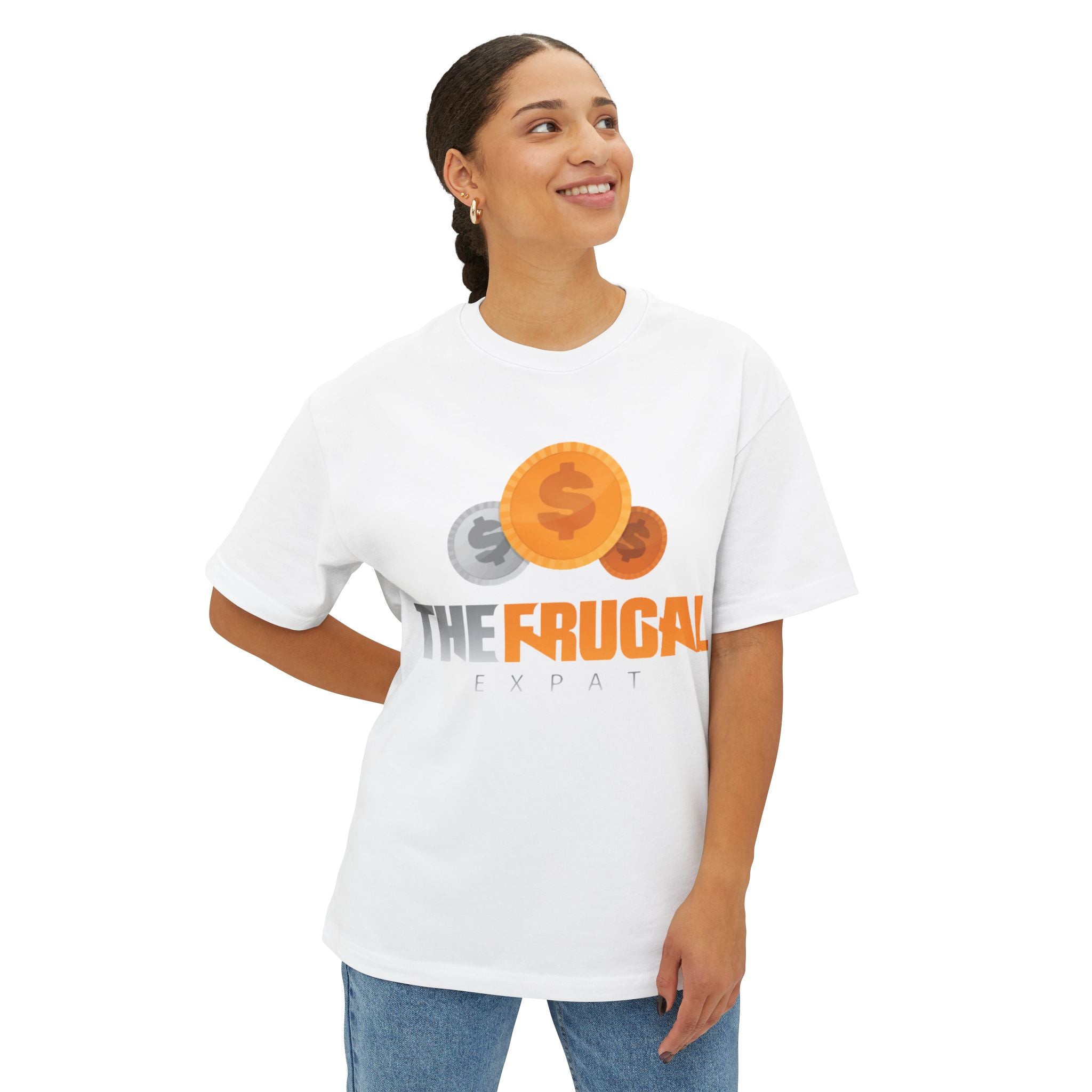 Frugal Oversized Boxy Tee - Perfect for Casual Days!  Funny Shirt, Gift for Friends