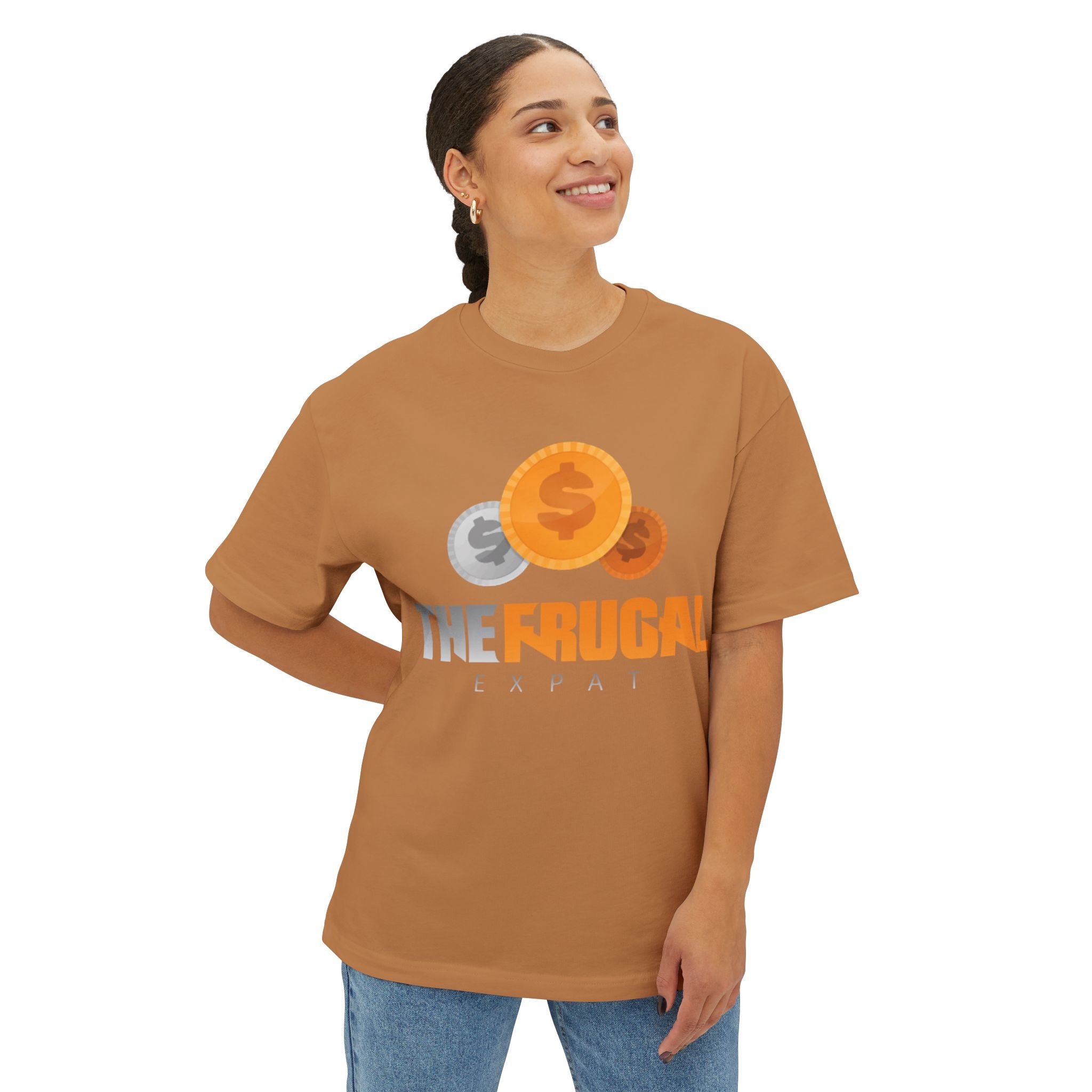 Frugal Oversized Boxy Tee - Perfect for Casual Days!  Funny Shirt, Gift for Friends